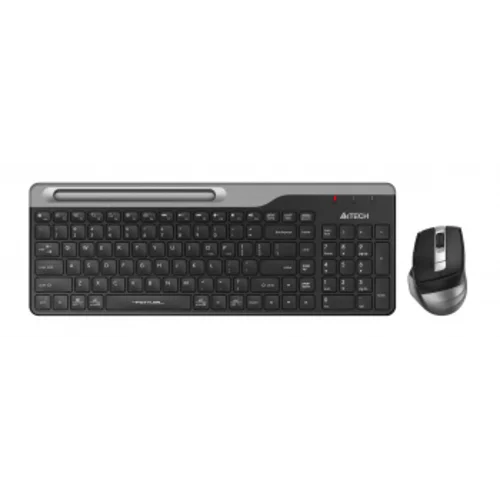 Клавиатура + мышь A4Tech Fstyler FB2535C клав:чер/серый мышь:чер/серый USB беспроводная Bluetooth/Радио slim (FB2535C SMOKY GREY)